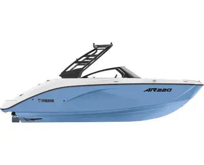 2024 YAMAHA AR220 Équipé de moteurs marins Yamaha jumelés, le AR220 et sa tour pour sports nautiques...