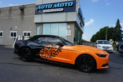 SAFETY INCLUDED LOCAL ONTARIO CAR Very Clean Ford Mustang Coupe 2.3L 4Cyl Eco Boost Convertible Prem...