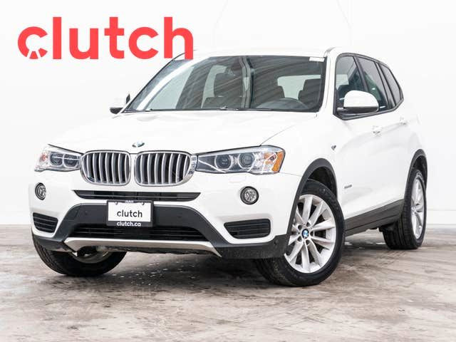 2016 BMW X3 xDrive28i AWD w/Heated Front Seats, Rearview Cam, Bl in Cars & Trucks in City of Toronto
