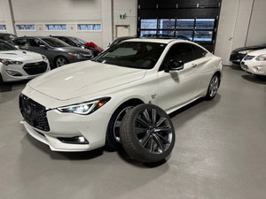 2020 Infiniti Q60 AWD Red Sport 400 HP 2 SETS OF RIMS 1 OWNER