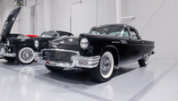 This stunning tribute 1957 E-Thunderbird, a true black beauty with a rich history, was originally ac... (image 1)