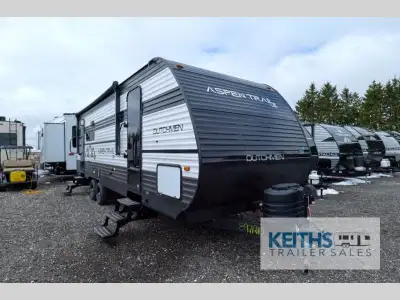 Dutchmen Aspen Trail LE travel trailer 26RL highlights: Residential Queen Bed Jackknife Sofa Booth D...