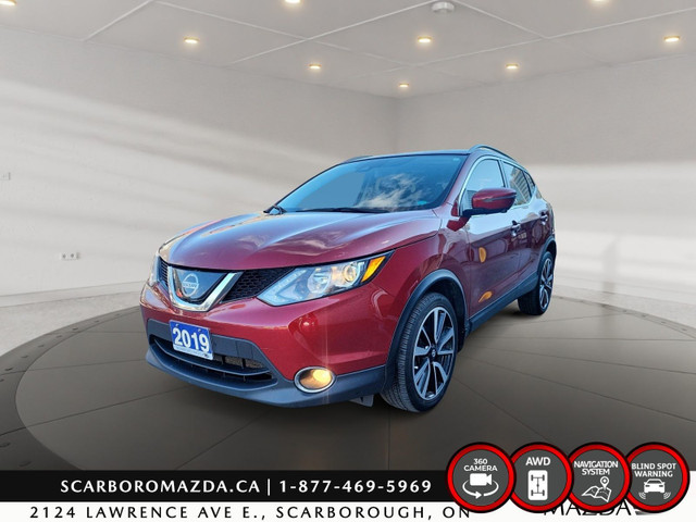 2019 Nissan Qashqai SL AWD 360 CAMERA|LEATHER|CLEAN CARFAX in Cars & Trucks in City of Toronto - Image 3