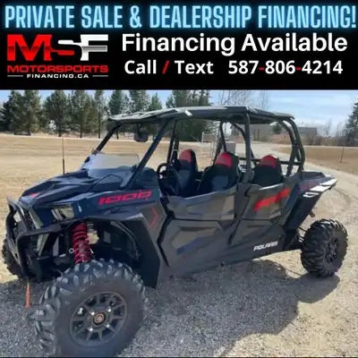 FINANCE ANYTHING IN CANADA PRIVATE SALE & DEALERSHIP FINANCING CALL / TEXT 587-806-4214 APPLY NOW @...