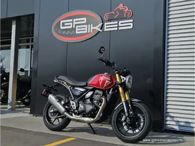 No money down. Credit approved in minutes* OACJust...CLICK HERE The Speed 400 brings Triumph’s unmis...