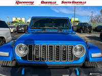 2024 JEEP WRANGLER SAHARA 4XE Hydro Blue Pearl Black Cloth Bucket Seats 2L Turbo Apple Carplay Googl... (image 8)