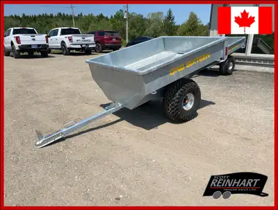 2000LB GVWR, Single Axle, 22 Inch High Flotation Knobby Tires, EZ Lube Hubs, Tilt Mechanism, Removab...