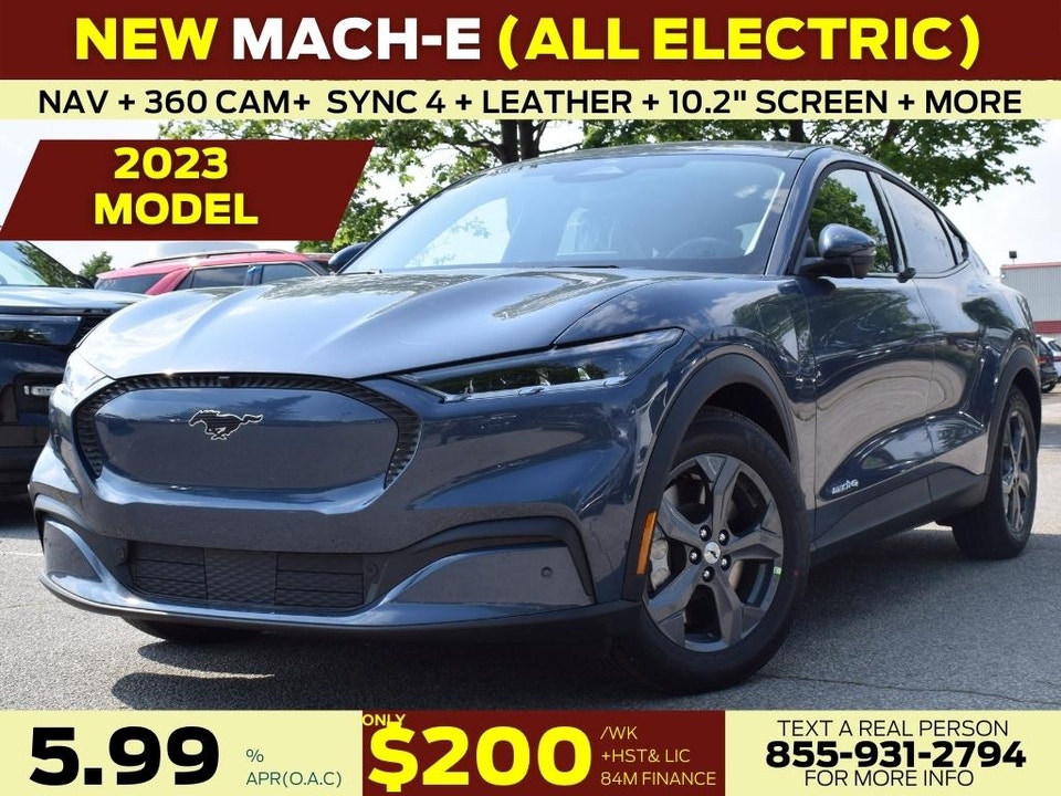  2023 Ford Mustang Mach-E ELECTRIC| LEATHER| CO-PILOT 360 ASST| 15.5" SCREEN