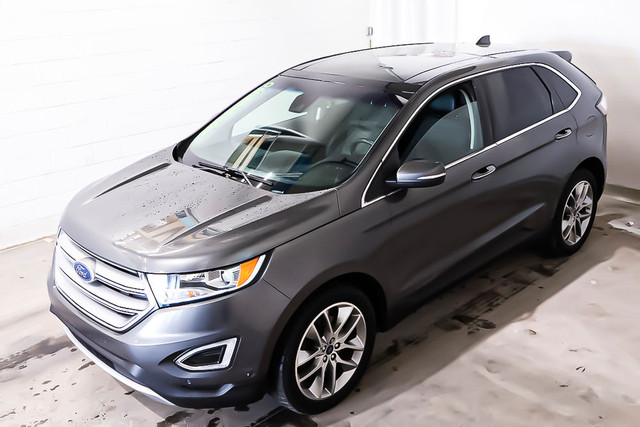 2018 Ford Edge TITANIUM + CUIR + SIEGES CHAUFFANTS TOIT OUVRANT  in Cars & Trucks in Laval / North Shore - Image 3