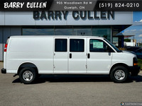 The 2025 Chevrolet Express Cargo Van 2500 Extended Wheelbase Rear-Wheel Drive in classic white is bu... (image 2)