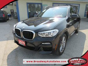 2019 BMW X3 LOADED ALL-WHEEL DRIVE 5 PASSENGER 2.0L - DOHC.. NAVIGATION.. PANORAMIC SUNROOF.. LEATHER.. HEATED SEATS.. BACK-UP CAMERA.. POWE