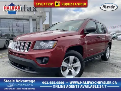 2017 Jeep Compass Sport - LOW KM, ALLOY WHEELS, A/C, AFFORDABLE 