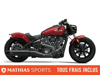 Concessionnaire des véhicules neufs et d'occasion. Cruiser INDIAN Scout Bobber Limited 2025 FINANCEM...
