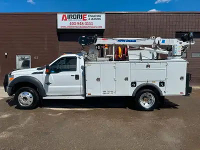 - 2015 Ford F-550 XLT Reg Cab Service Truck - 6.7L V8 Power Stroke Diesel - DRW - VMAC Under Hood -...