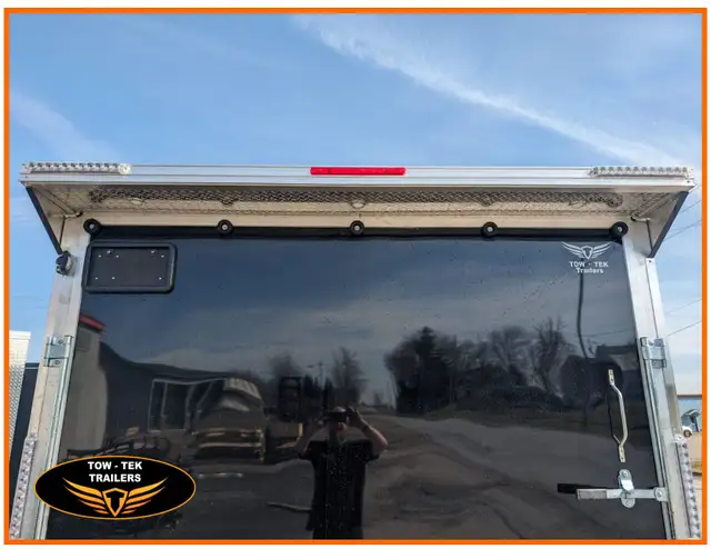 2025 Tow Tek  7 x 16 Transcend Deluxe, White ACM Walls, Spoiler! in Cargo & Utility Trailers in Mississauga / Peel Region - Image 6