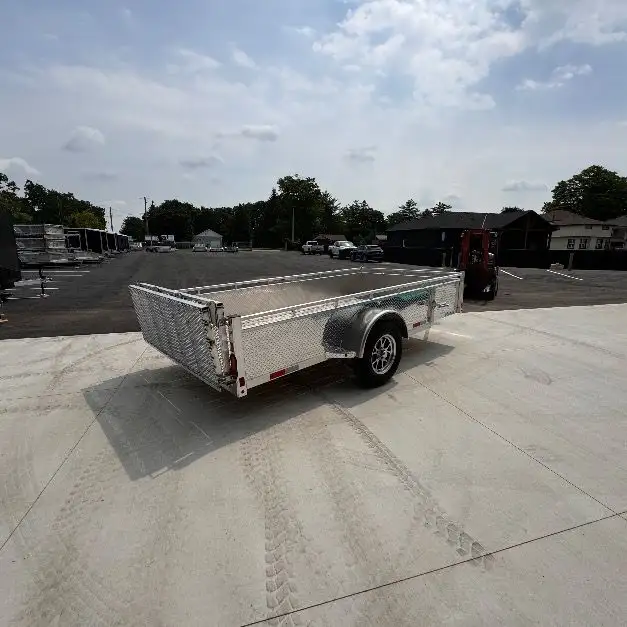 Aluminum 6x10 byfold ramp Single Axle Utility cargo Trailer in Cargo & Utility Trailers in Brantford - Image 4