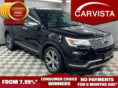  2019 Ford Explorer Platinum 4WD - NO ACCIDENTS/FACTORY WARRANTY
