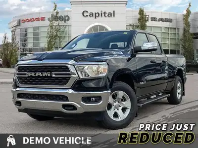The 2022 Ram 1500 Big Horn isn't just a truck; it's your trusty steed for both work and play, wrappe...