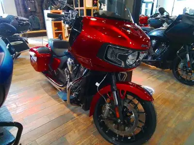 2024 Indian Motorcycle® Challenger® Limited Sunset Red Metallic FREE REIN TO DOMINATE Our PowerPlus...