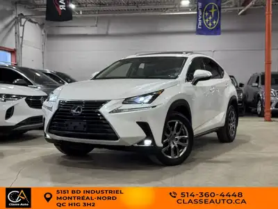 2020 Lexus NX 300/AWD/AC/CUIR/TOIT/CAMERA/GPS/BLUETOOTH/CRUISE/MAGS/GR ELECT/BAS KM !!! 5151 BOULEVA...
