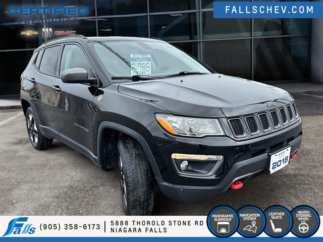 2018 Jeep Compass Trailhawk LEATHER,NAV,4X4,SUNROOF in Cars & Trucks in St. Catharines - Image 2
