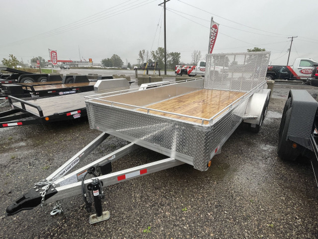 ACTION SERIES 80" X 16' HD ALL ALUMINUM UTILITY TRAILER  in Cargo & Utility Trailers in London - Image 3