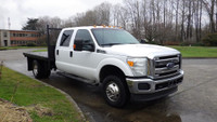 2015 ford F-350 SD 8 Foot Flat Deck Crew Cab 4WD Dually