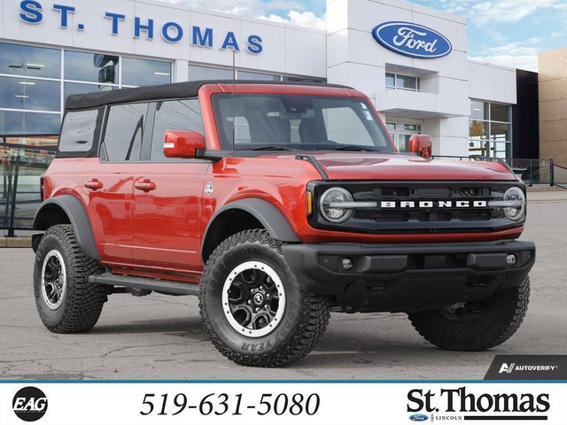  2022 Ford Bronco Out Banks AWD Leather Seats Navigation Alloy W in Cars & Trucks in London