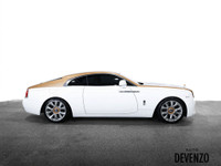 VENDU!!! 2020 Rolls Royce Wraith, Two Tone Artic White on Gold, Creme Light Interior with Fawn Brown... (image 2)