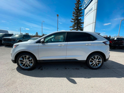 2015 Ford Edge Titanium White Platinum Tri-Coat, Canadian Tou...