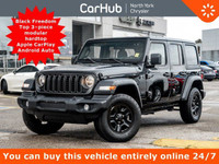 2024 Jeep Wrangler SPORT Black Freedom Top 3–piece modular