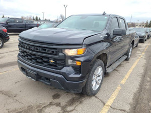 2022 Chevrolet Silverado 1500 Custom Crew 4X4 | Power Seat | CarPlay + Android | Rear Camera | Alloy Wheels and More !