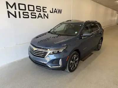 This accident-free 2024 Chevrolet Equinox Premier, offered by Moose Jaw Nissan in Moose Jaw, deliver...