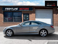 2015 Mercedes CLS550 AWD - Accident-Free! - Palladium Silver Metallic Beige Leather Interior - CarFA... (image 2)