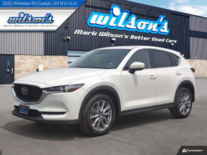 2021 Mazda CX-5 GT AWD | Leather | Sunroof | Nav | HUD | Cooled + Heated Seats | Heated Wheel | and More !