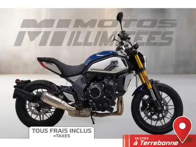 CF MOTO 700 CL-X HERITAGE 2023 Bleu et Argent 2648 km au compteur. Motos Illimitées Terrebonne. Prix...