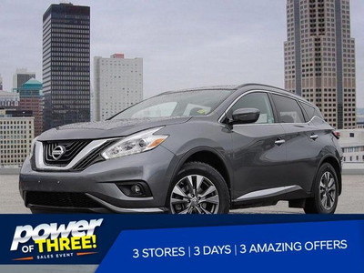 2017 Nissan Murano SV - AWD, Heated Seats/Steering, Remote Start