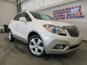 2015 Buick Encore PREMIUM AWD, NAV, ROOF, HTD. LEATHER, 62K!