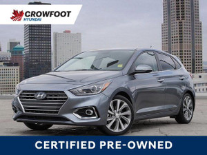 2020 Hyundai Accent Ultimate - Heated Seats/Steering, One Owner +