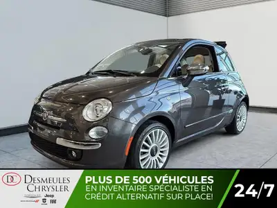 Venez decouvrir le Fiat 500C Lounge Cabrio 2017 chez Desmeules Chrysler a Laval Offre speciale 90 jo...