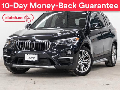 2018 BMW X1 xDrive28i AWD w/ Rearview Cam, Dual Zone A/C, Blueto