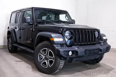 2023 JEEP WRANGLER SPORT S – LÉGENDAIRE, ROBUSTE, 100% AVENTURE Disponible maintenant chez GRENIER C...