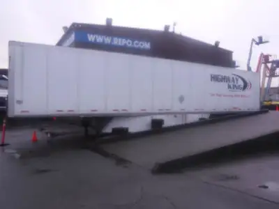 2023 Wabash International Floor 53 foot Trailer, leaf spring suspension, white exterior.Overall dime...