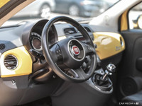 2014 Fiat 500 Lounge - One-Owner - Accident-Free ! Yellow on Black Leather Interior - Loaded with Mo... (image 9)