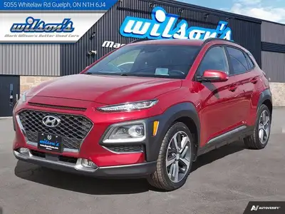 Come see this certified 2020 Hyundai Kona Ultimate 1.6T | Leather | Sunroof | Nav | Heated Steering...