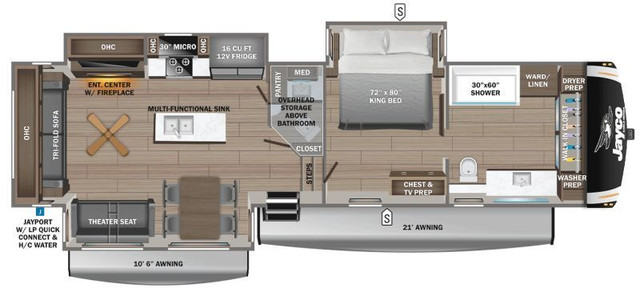 2025 JAYCO EAGLE 370FBTS in Travel Trailers & Campers in Hamilton - Image 2