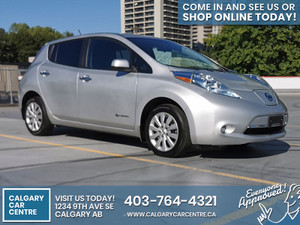 2016 Nissan Leaf ELECTRIC $189B/W /w Backup Camera, Heated Seats. DRIVE HOME TODAY!