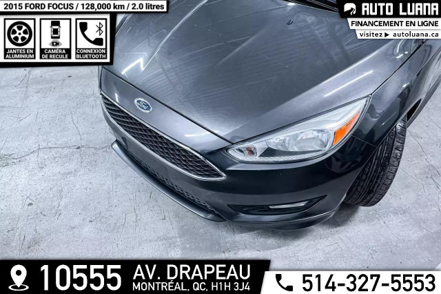 2015 FORD Focus SE CAMERA/MAGS/BLUETOOTH/DEMARREUR/128,000km in Cars & Trucks in City of Montréal - Image 3