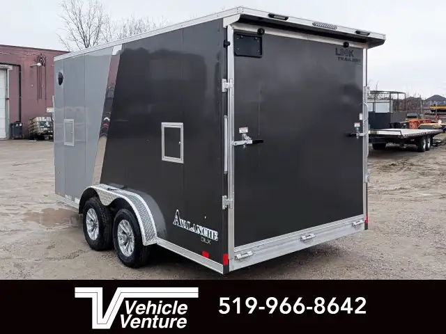 2024 LOOK 7.5X19 AVAL DLX ALUM 12" X HT RAMP SILVER $48/WK OAC in Cargo & Utility Trailers in Oakville / Halton Region - Image 4