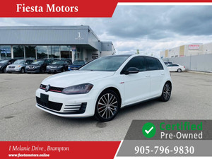 2016 Volkswagen GTI AUTO, NAVI, BACKUP CAM, BLUETOOTH, SUNROOF, LEATHER SEATS,1 YEAR POWERTRAIN WARRANTY - UNLIMITED KMS INCLUDED!